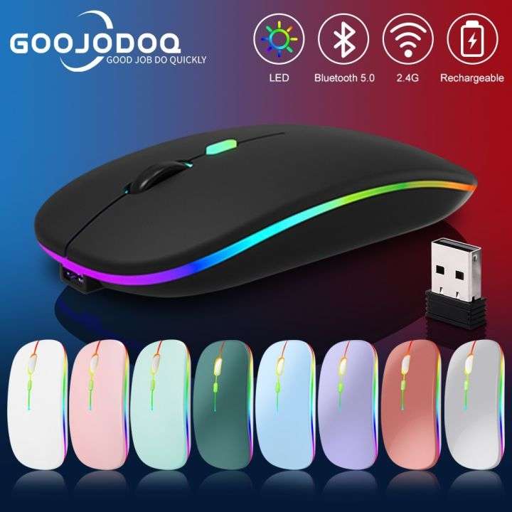 rechargeable wireless mouse with Bluetooth